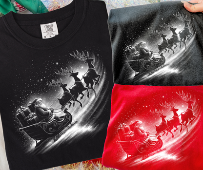 DTF TRANSFER ONLY  - VIRAL Magical Sleigh Halftone