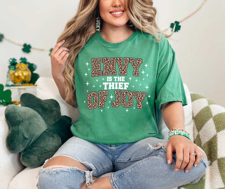 DTF TRANSFER ONLY  - Envy is the Thief of Joy - White Text