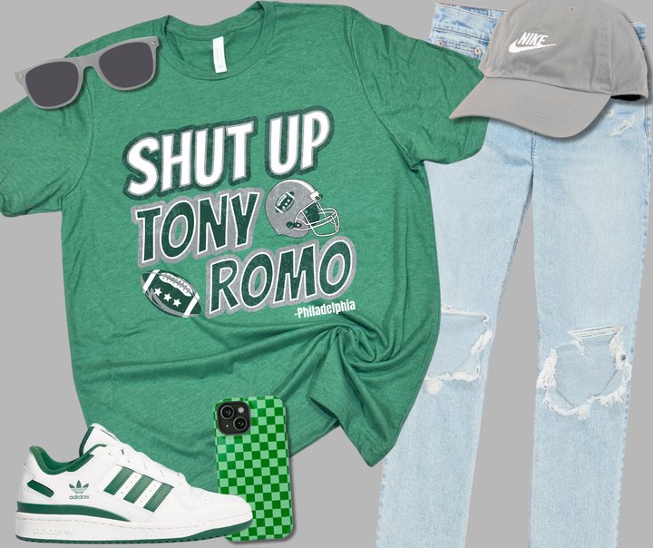 DTF TRANSFER ONLY  - Shut Up Tony Romo - Philadelphia