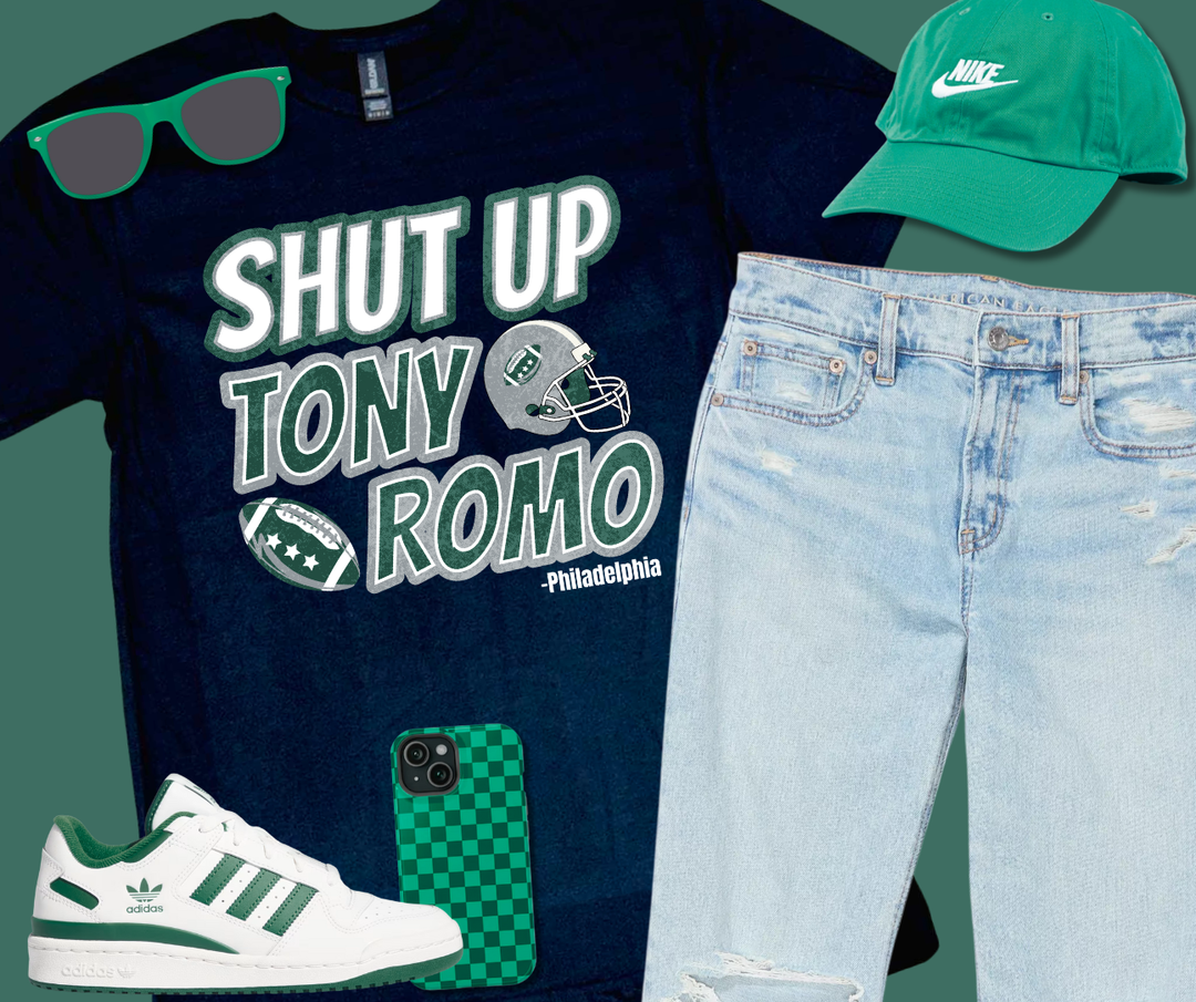 DTF TRANSFER ONLY  - Shut Up Tony Romo - Philadelphia