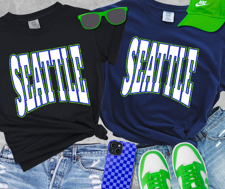 DTF TRANSFER ONLY  - Solid Seattle Text
