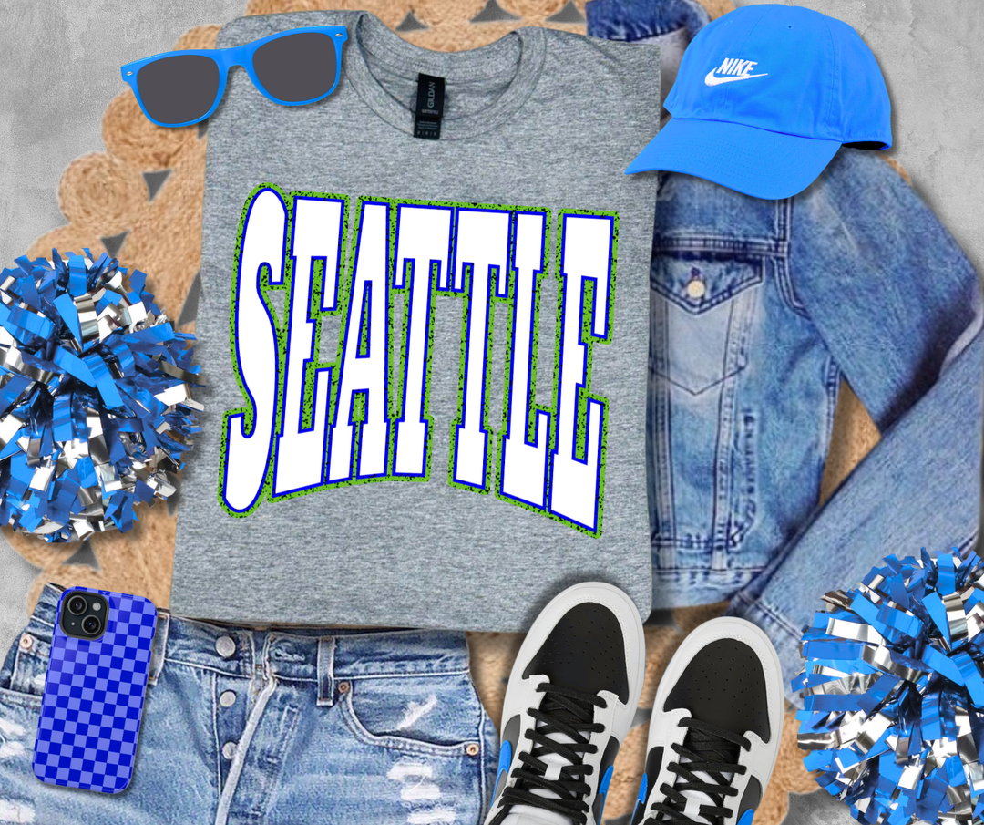 DTF TRANSFER ONLY  - Solid Seattle Text