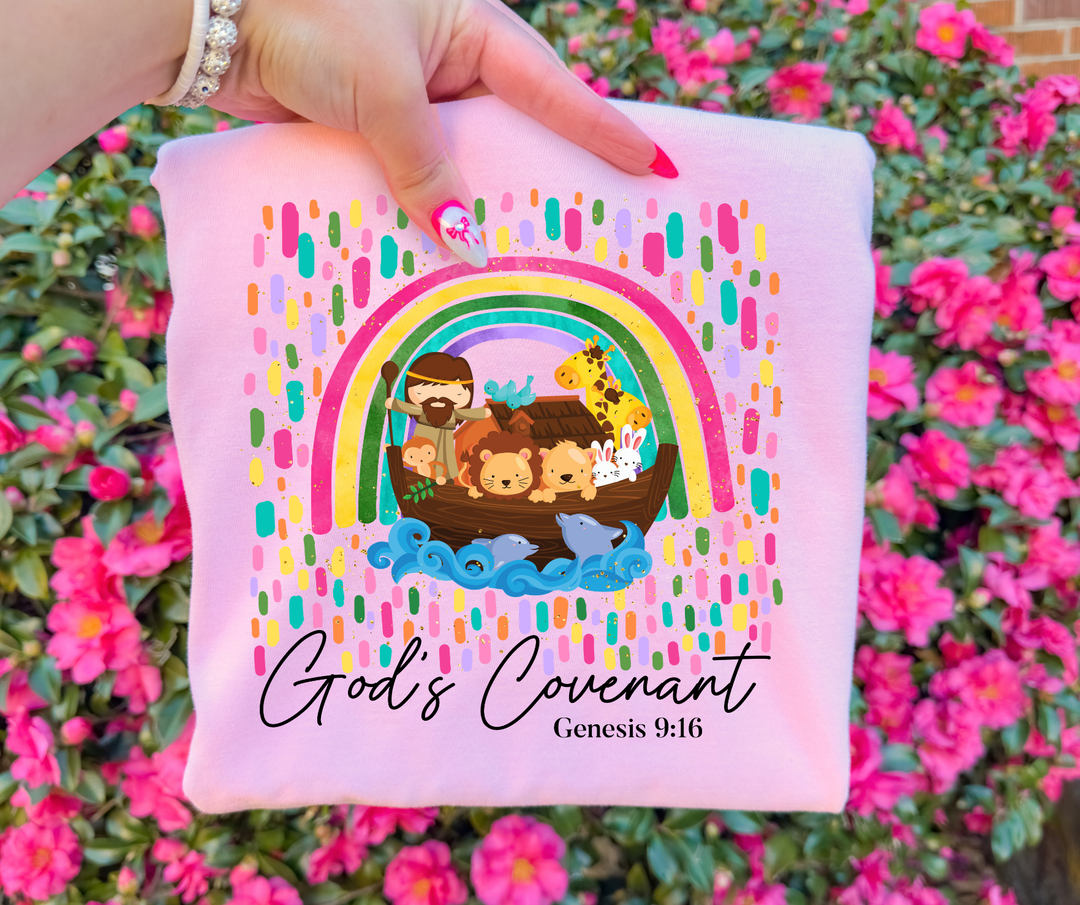 DTF TRANSFER ONLY  - Noah's Ark God's Covenant