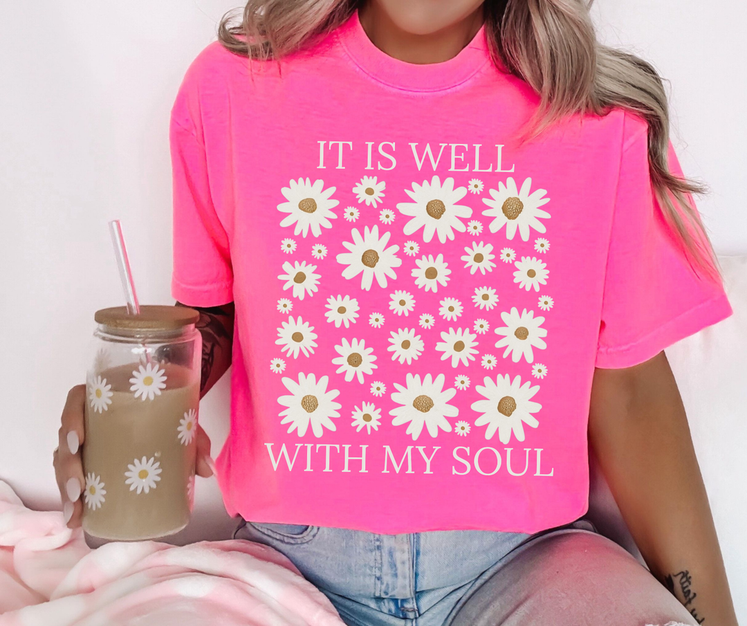 DTF TRANSFER ONLY  - Daisy's It It Well With My Soul