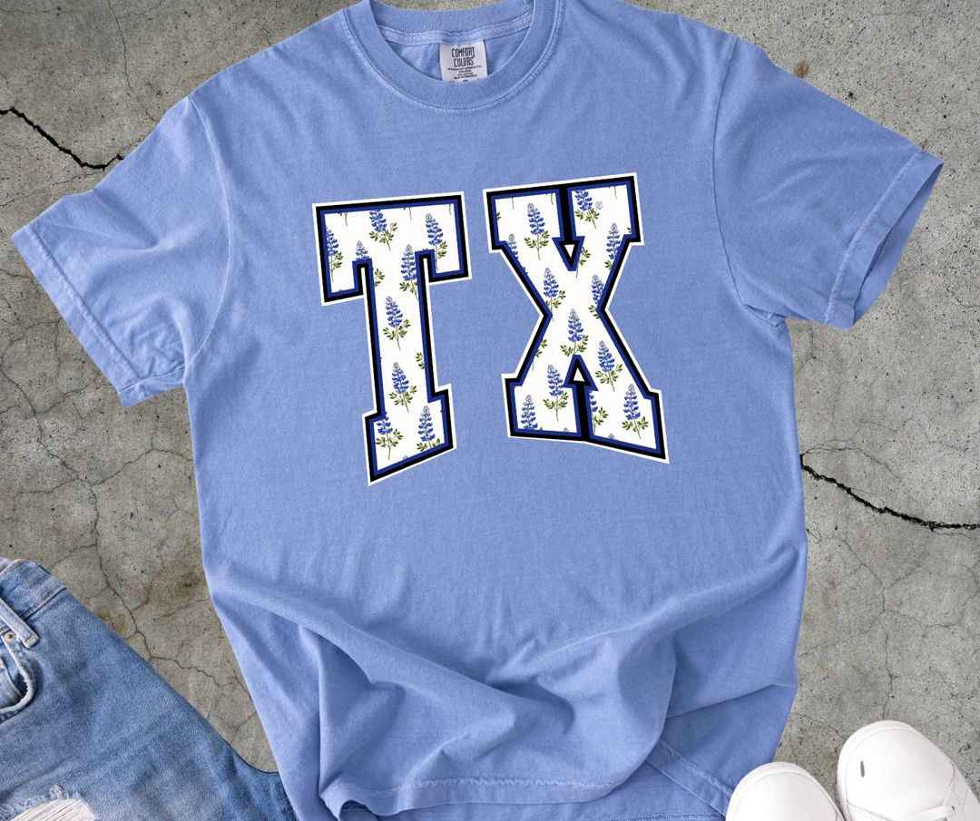 DTF TRANSFER ONLY  - TX Bluebonnet Flowers