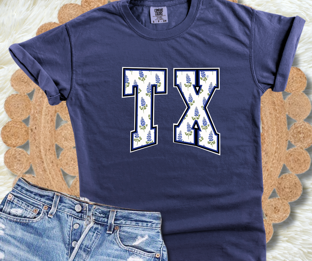 DTF TRANSFER ONLY  - TX Bluebonnet Flowers