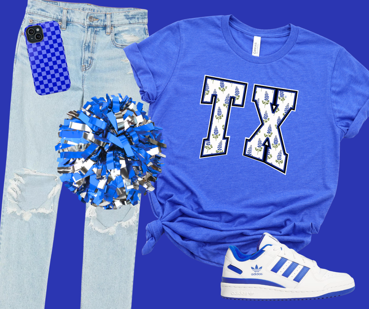 DTF TRANSFER ONLY  - TX Bluebonnet Flowers