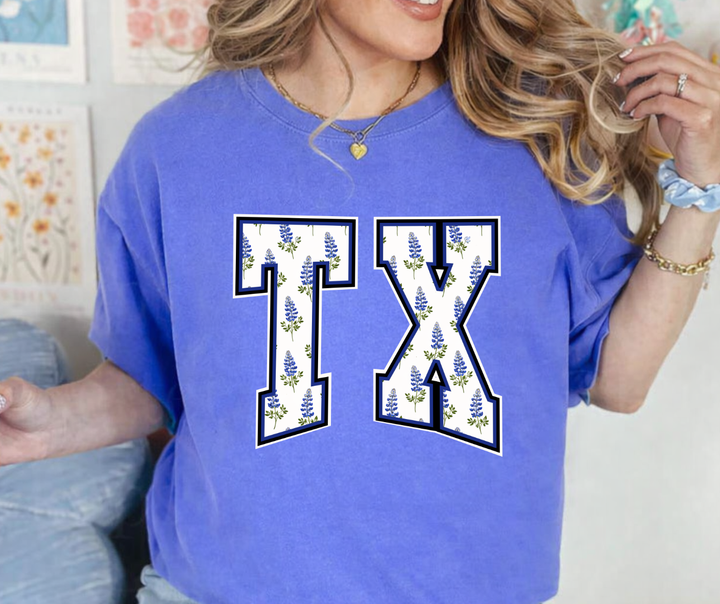 DTF TRANSFER ONLY  - TX Bluebonnet Flowers