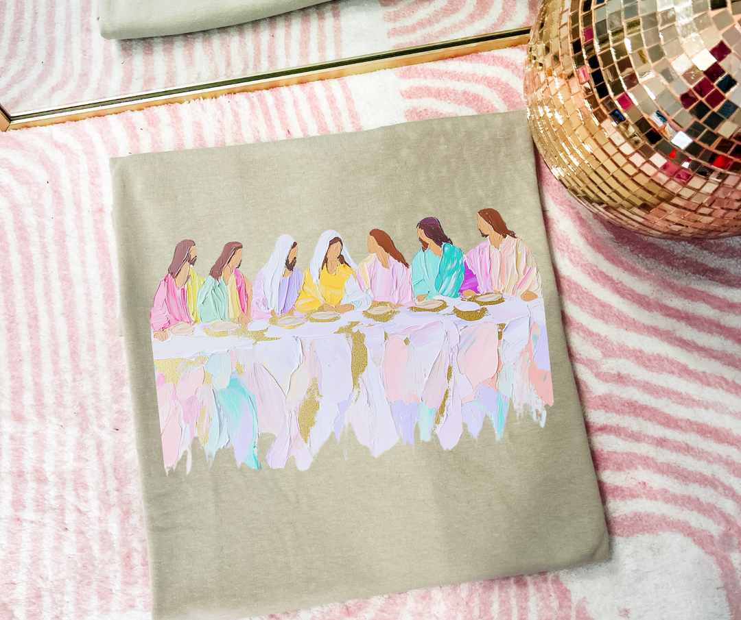 DTF TRANSFER ONLY  - Faux Painted Last Supper