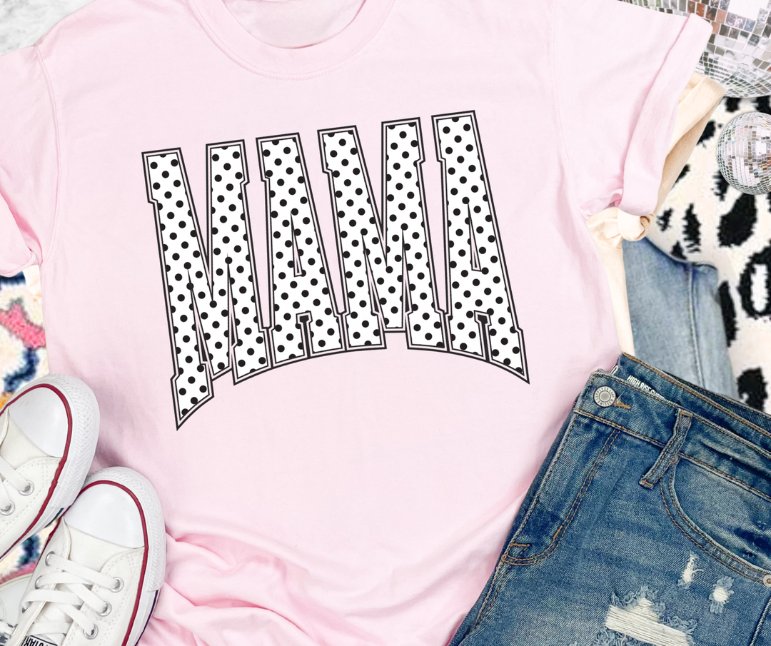 DTF TRANSFER ONLY  - Polka Dot Mama