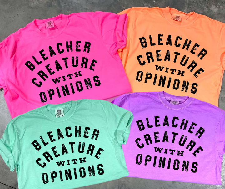 DTF TRANSFER ONLY  - BLACK Bleacher Creature with Opinions