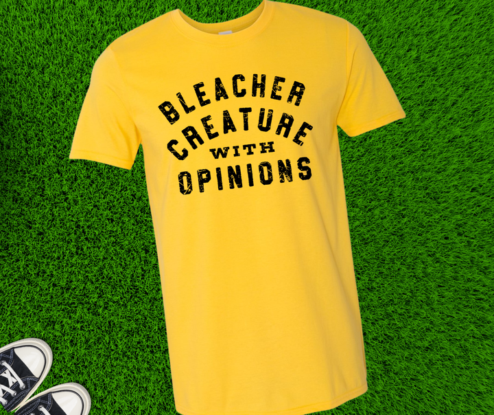 DTF TRANSFER ONLY  - BLACK Bleacher Creature with Opinions