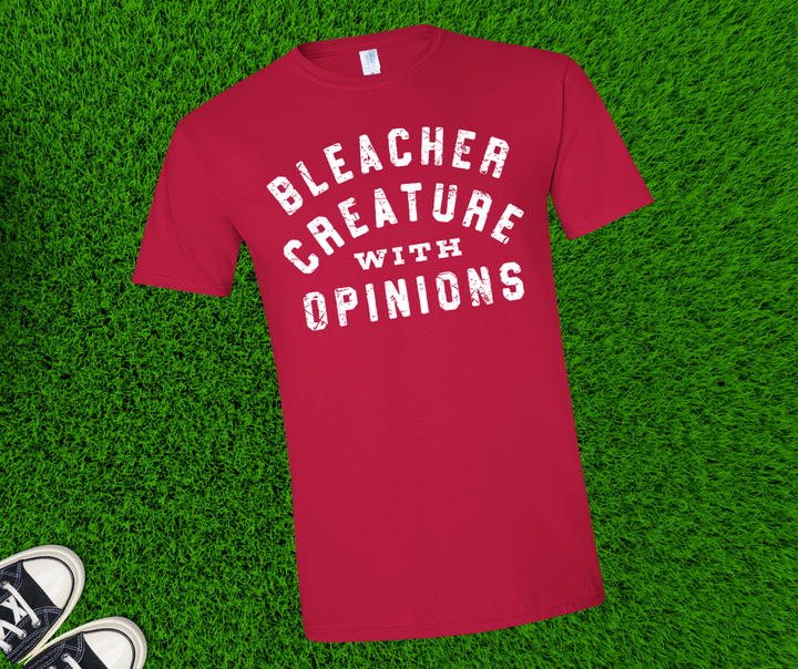 DTF TRANSFER ONLY  - WHITE Bleacher Creature with Opinions
