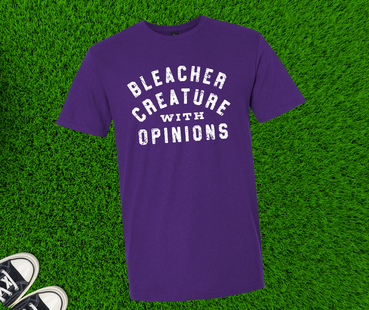 DTF TRANSFER ONLY  - WHITE Bleacher Creature with Opinions