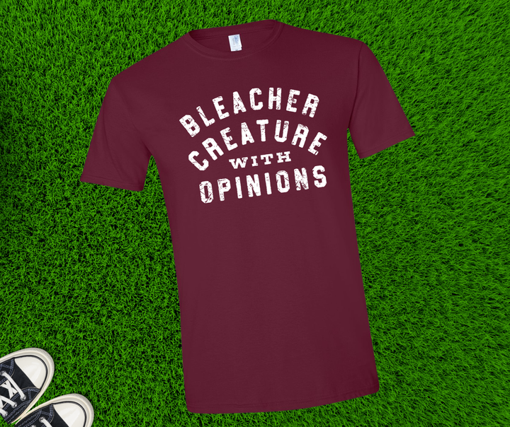 DTF TRANSFER ONLY  - WHITE Bleacher Creature with Opinions