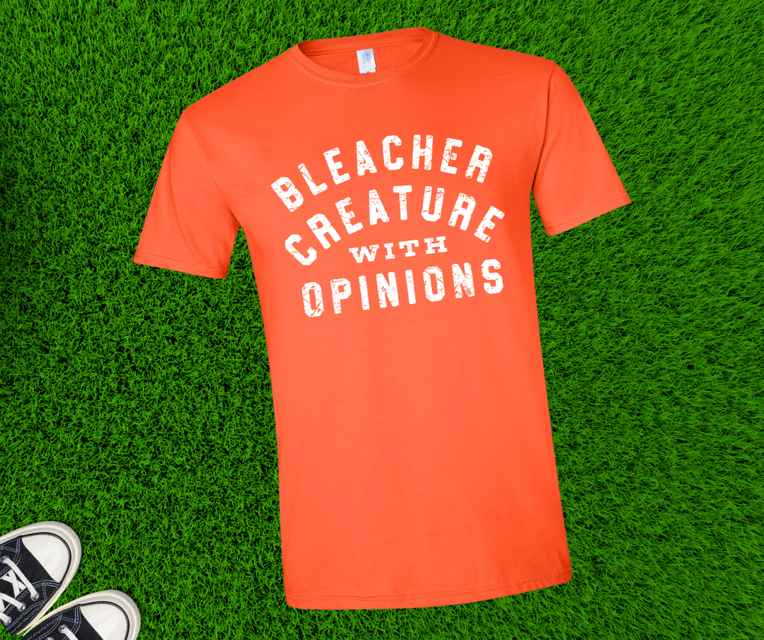 DTF TRANSFER ONLY  - WHITE Bleacher Creature with Opinions