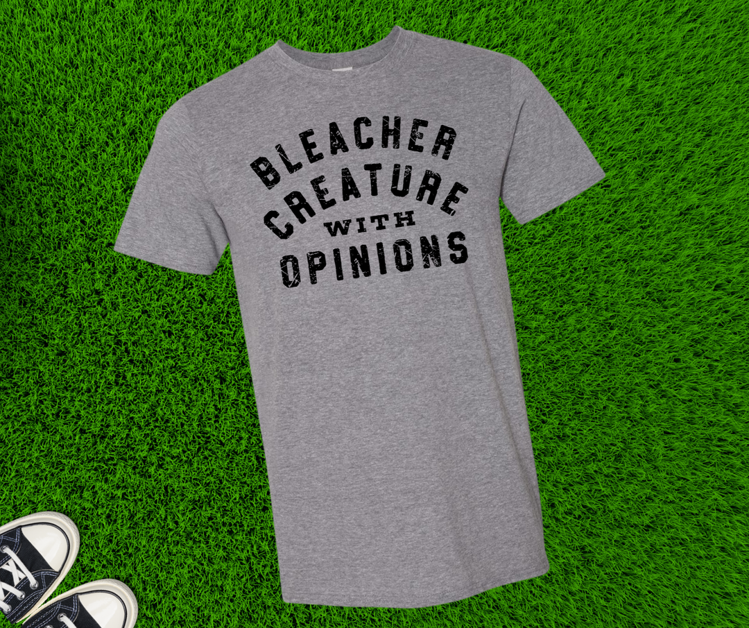 DTF TRANSFER ONLY  - BLACK Bleacher Creature with Opinions