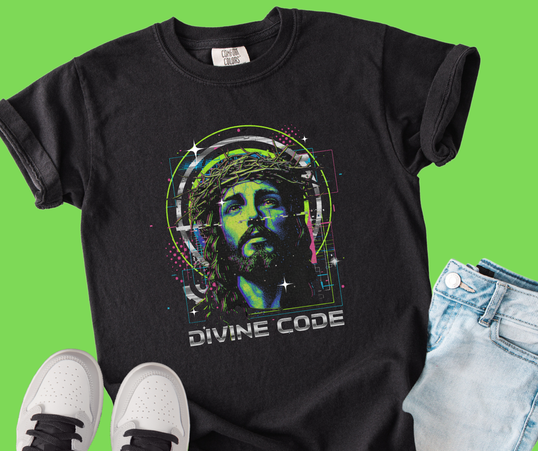 DTF TRANSFER ONLY  - Jesus Divine Code