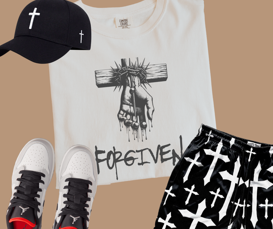 DTF TRANSFER ONLY  - Forgiven Hand