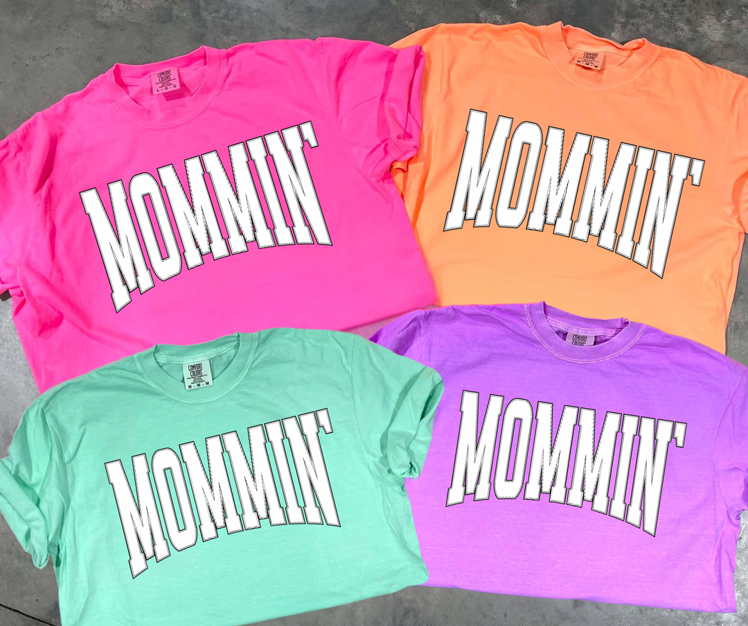 DTF TRANSFER ONLY - Mommin' Varsity Letters