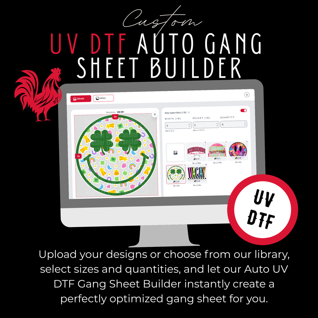 UV DTF - Auto Gang Sheet Builder