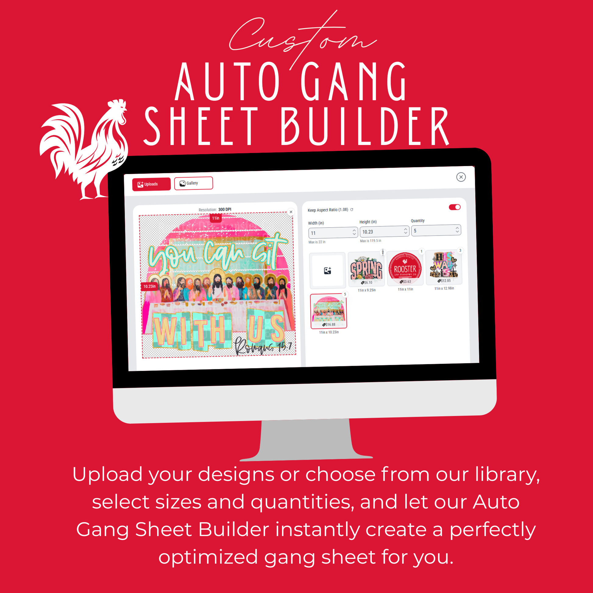 Auto Gang Sheet Builder