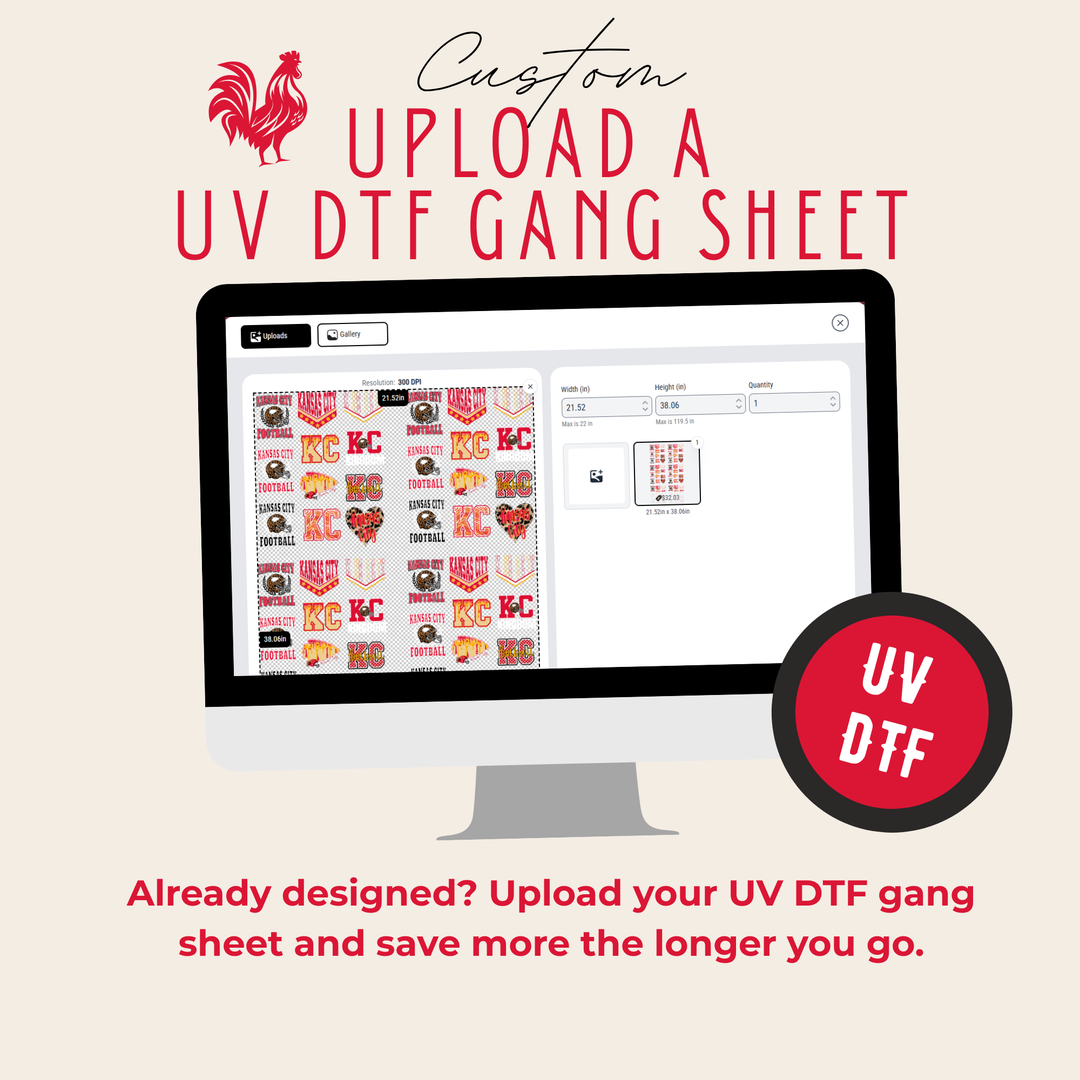 UV DTF - Upload A UV DTF Gang Sheet