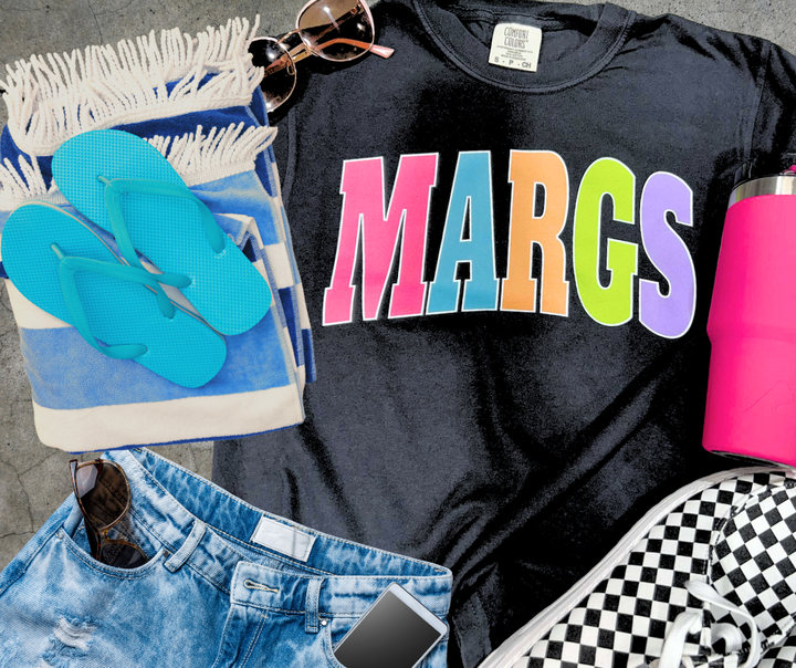 DTF TRANSFER ONLY -MARGS Varsity Letters