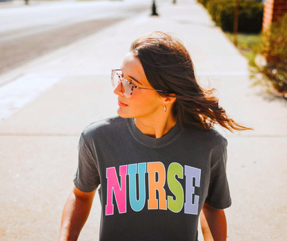 DTF TRANSFER ONLY -NURSE Varsity Letters