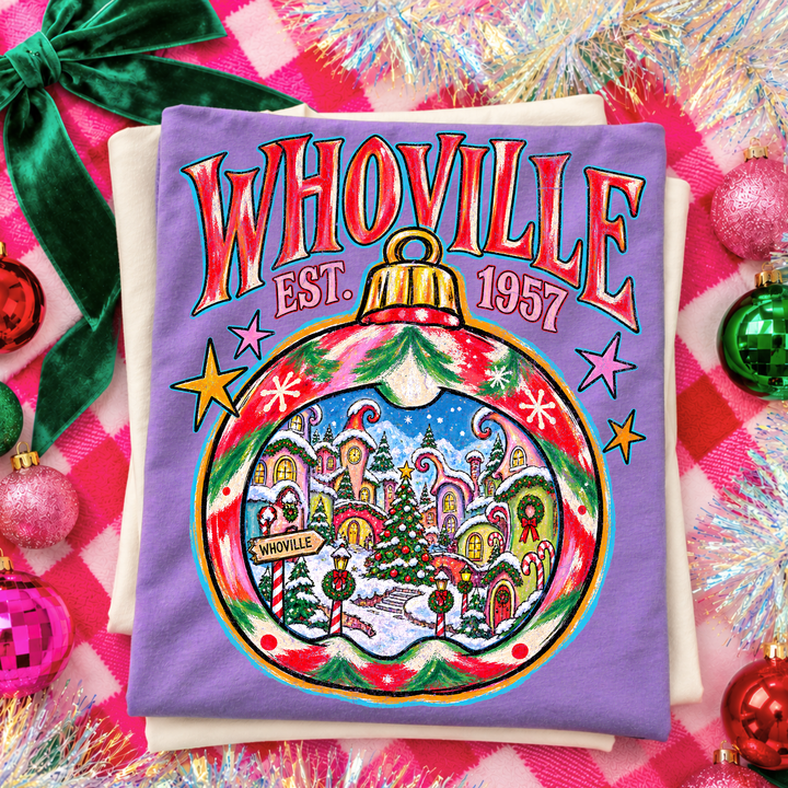 DTF TRANSFER ONLY  - Whimsical Christmas Village