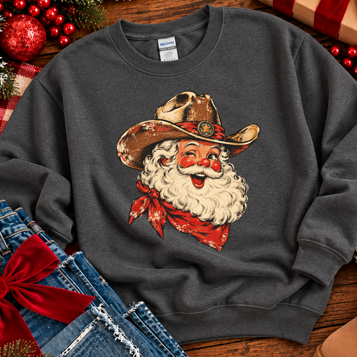 DTF TRANSFER ONLY  - Santa Cowboy