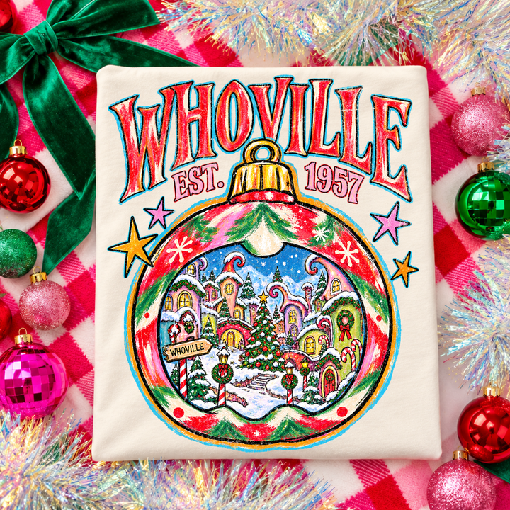 DTF TRANSFER ONLY  - Whimsical Christmas Village