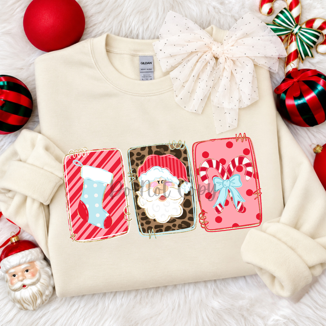 DTF TRANSFER ONLY  - Christmas Trio