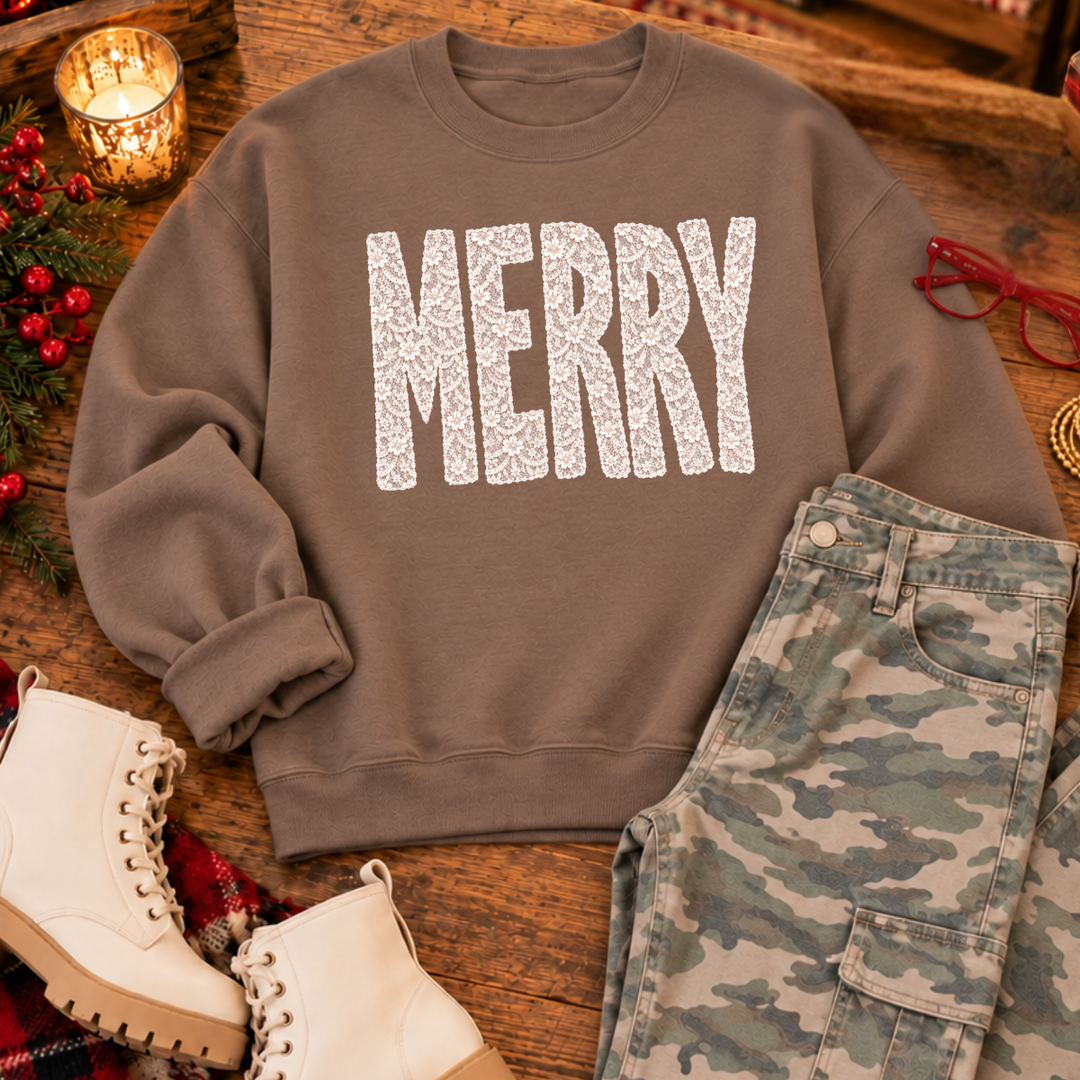 DTF TRANSFER ONLY  - Lace Merry