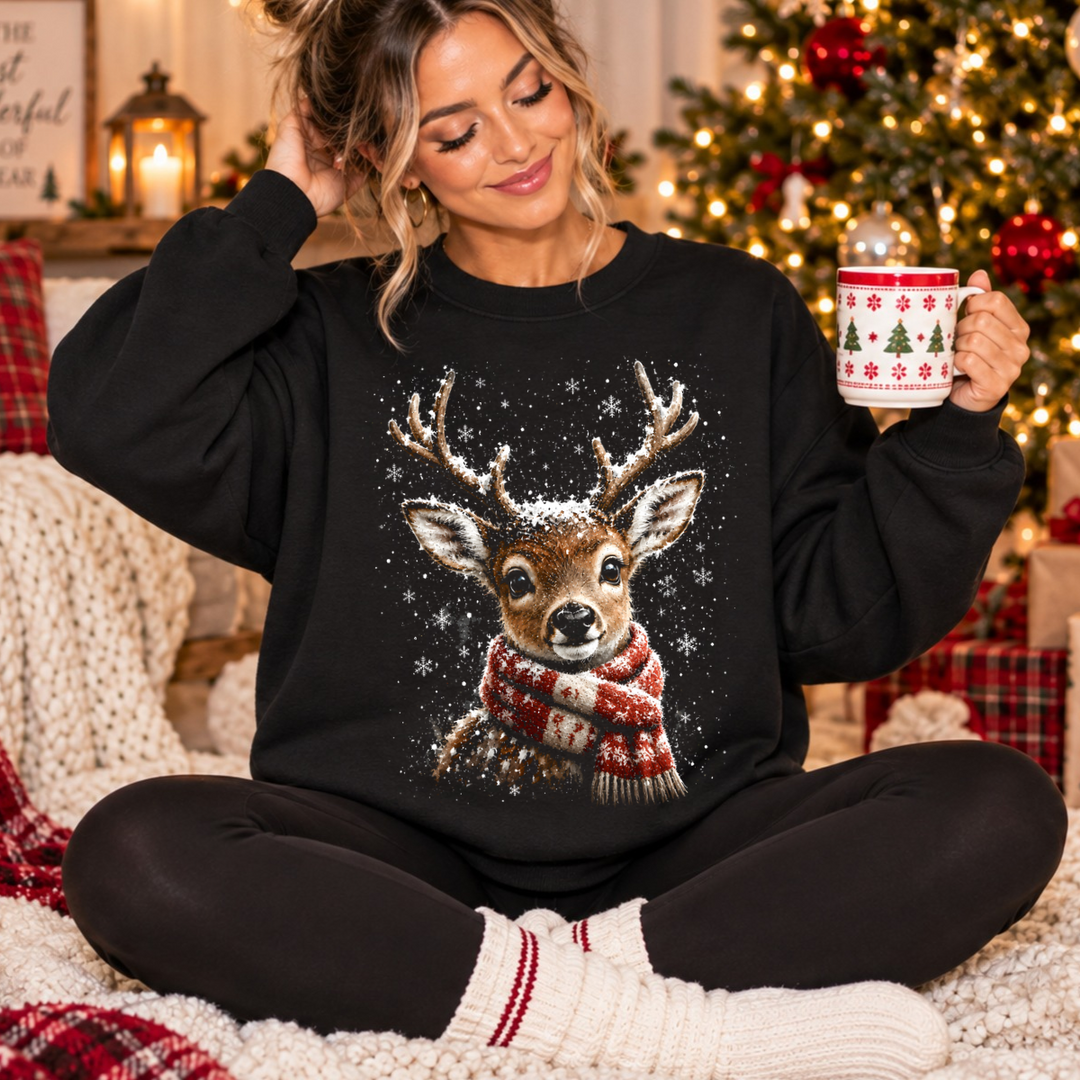 DTF TRANSFER ONLY  - Cozy Deer