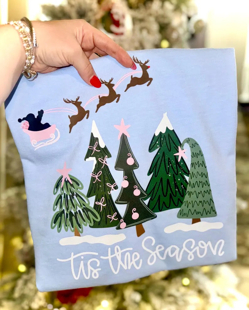 DTF TRANSFER ONLY  - Tree scene Tis the Season