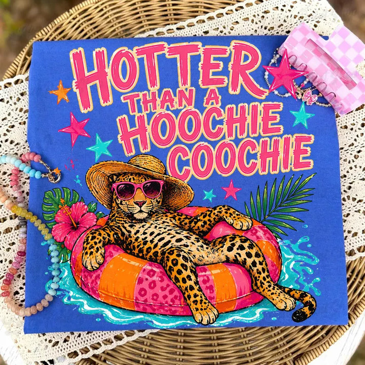 DTF TRANSFER ONLY - Jaguar Hotter Than a Hoochie Coochie
