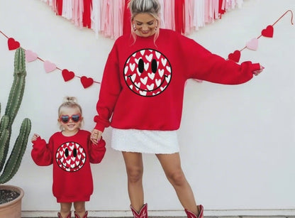 DTF TRANSFER ONLY  - Heart Smile Face